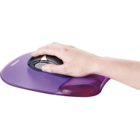 Fellowes Alfombrilla y Reposamuñecas de Gel Violeta Fellowes Alfombrilla y Reposamuñecas de Gel Violeta